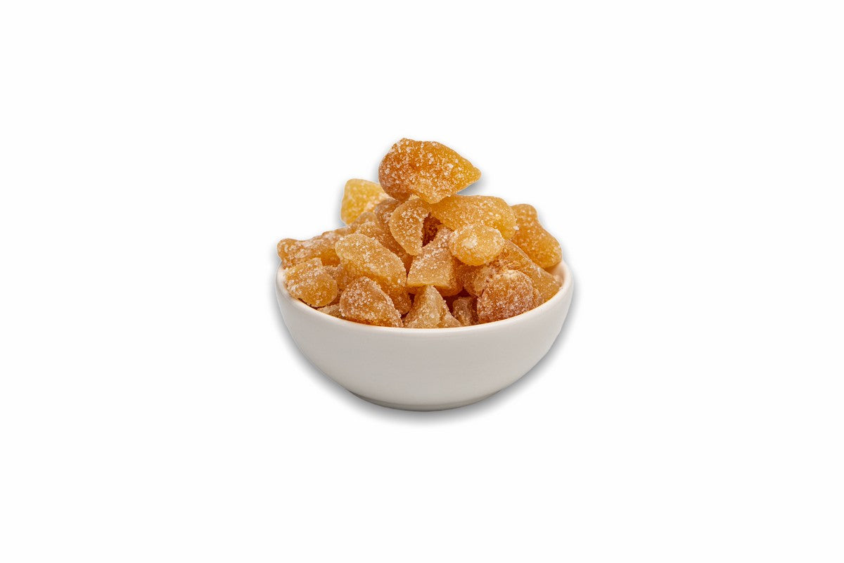 Karamellizált gyömbér. (100g)