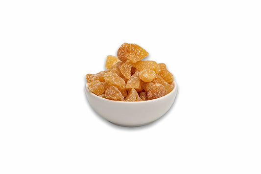 Karamellizált gyömbér. (100g)